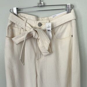 Loft High Rise Palazzo Jeans